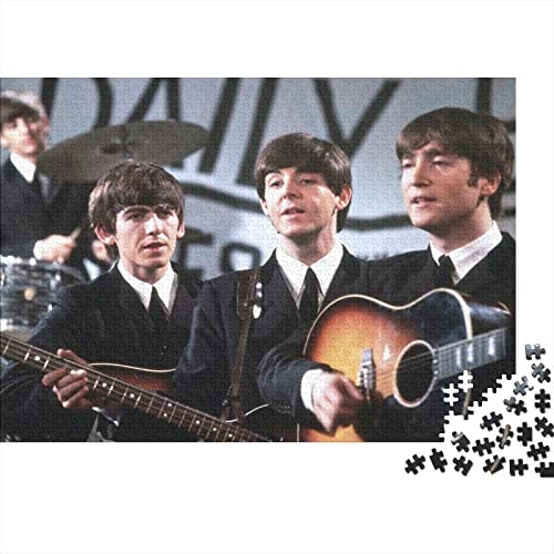 The Beatles Puzzles De 500 Pièces pour Enfant Adultes,Family Fun Groupe de Rock Musique Thème Puzzles De 500 Pièces pour Enfant Adultes Cadeaux 500pcs (52x38cm) - Les Beatles, Paul McCartney, John Lennon, RIngo Starr, George Harrison The Beatles Puzzles De 500 Pièces pour Enfant Adultes,Family Fun Groupe de Rock Musique Thème Puzzles De 500 Pièces pour Enfant Adultes Cadeaux 500pcs (52x38cm)