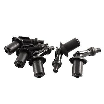 Shivaksh Homes -5 Pcs 120 Degree Black Rubber Spark Cap Replacement