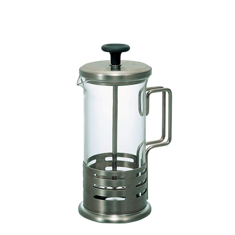 Caffettiera Caffettiera Caffettiera Francese Pentola di Vetro Resistente al Calore Pentola per Pressa Francese Teiera Filtro per Uso Domestico Pentola Facile da Usare (Color : Glass, Size : 300ml) (