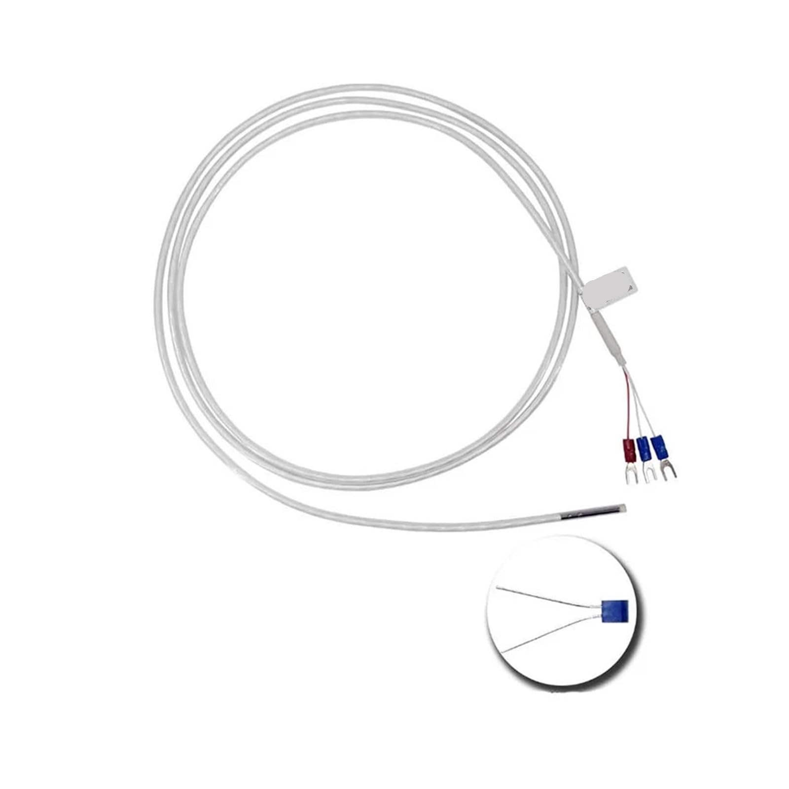 1PC PT100/K Typ Thermoelement Temperatur Sensor Interne Edelstahl Sonde 3 * 30mm 1M 2M 3M 4M 5M -50~260 ℃ Hohe Empfindlichkeit(PT100 5M)