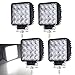 4 X 48W LED Offroad Scheinwerfer Weiß 12V 24V Arbeitsscheinwerfer SUV, UTV, ATV Flutlicht 6500K, 4320lm, Wasserdicht