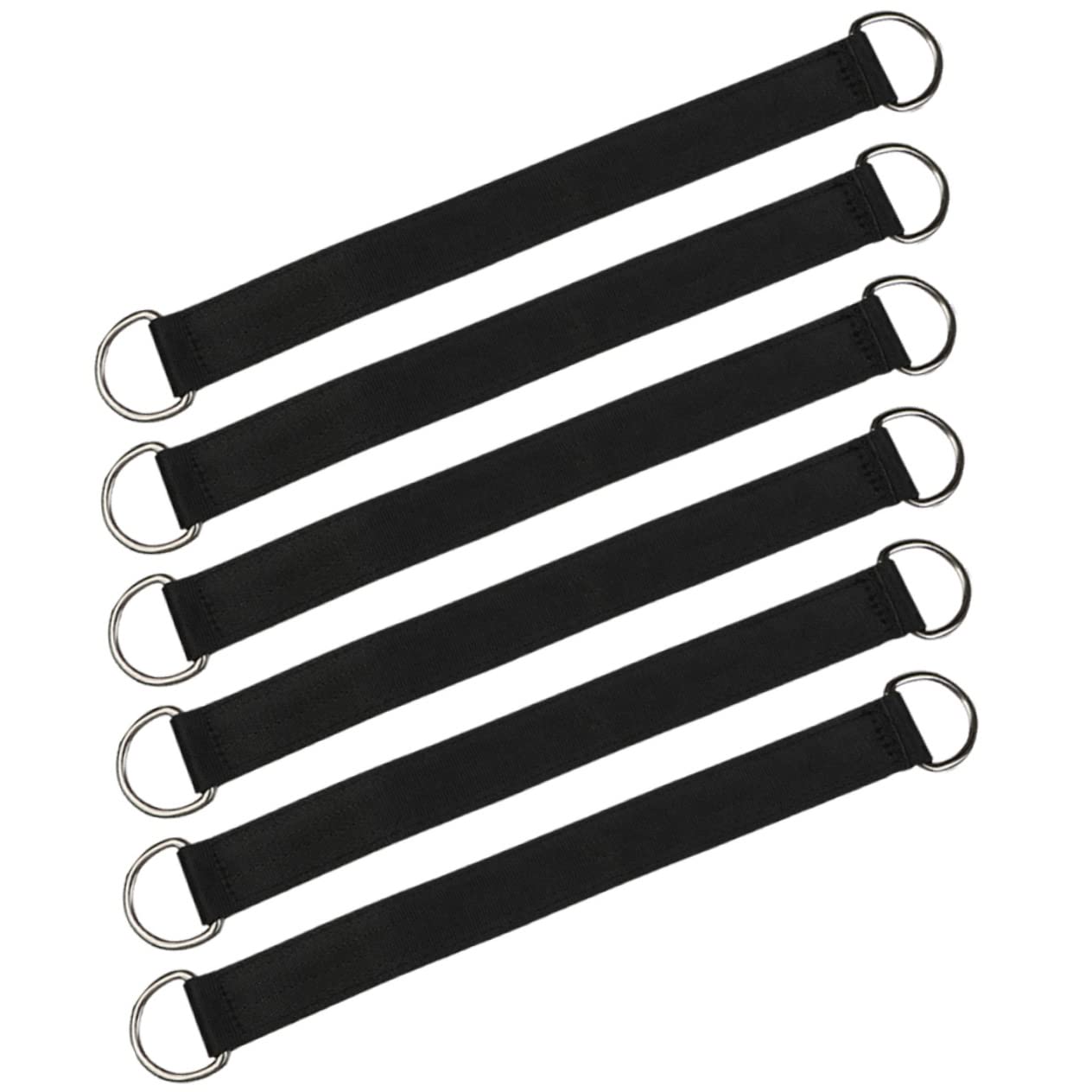 Gogogmee 6pcs Swing Connection Belt Swing Hanging Rope Tree Branch Swing Straps Heavy Duty Hooks Swing Hanging Straps Outdoorswing Swing Rope Gym Kit Polyester Suspension Strap Adjustable