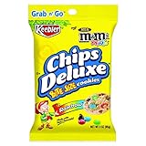 Keebler Chips Deluxe, Bite Size Cookies, Rainbow, with M&M's Minis, Grab 'n' Go, 3 Ounce, 6 Count, Pack of 6