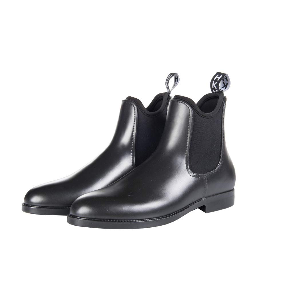 Botas de goma Jodhpur con cubierta de sofá 9100, color negro, talla 34