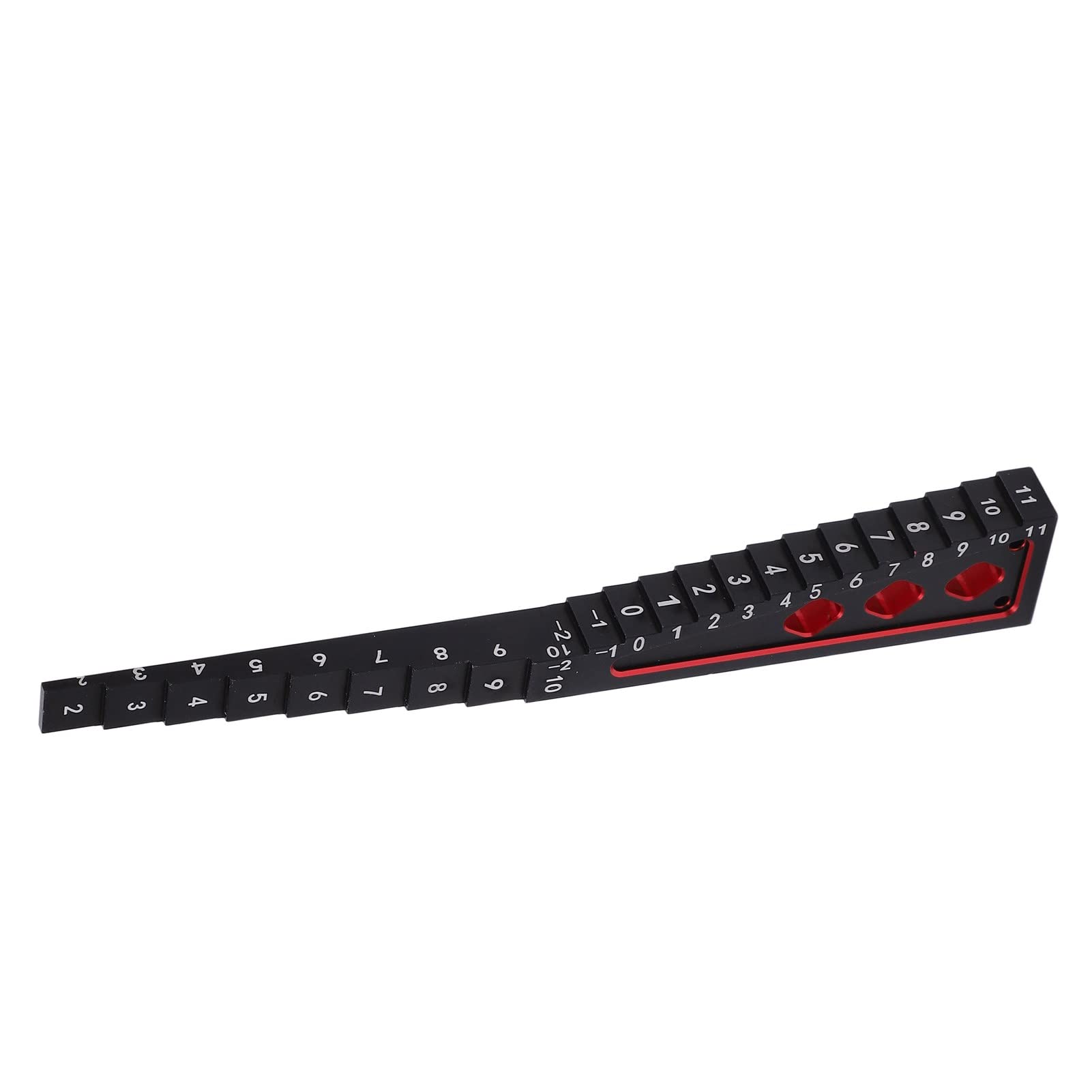Misuratore di Altezza RC, Precisione Alta, Adatto per Auto RC 1/8 1/10, Lega di Alluminio Nero Rosso, for Modellismo, DIY, Personalizzazione