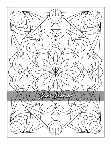 100 Amazing Patterns: An Adult Coloring Book with Fun, Easy, and Relaxing Coloring Pages - Image 97