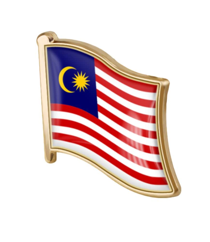 Country Flag Pin Badge International Travel Brooch Metal Alloy Souvenir Pin for Hat Clothes Backpack