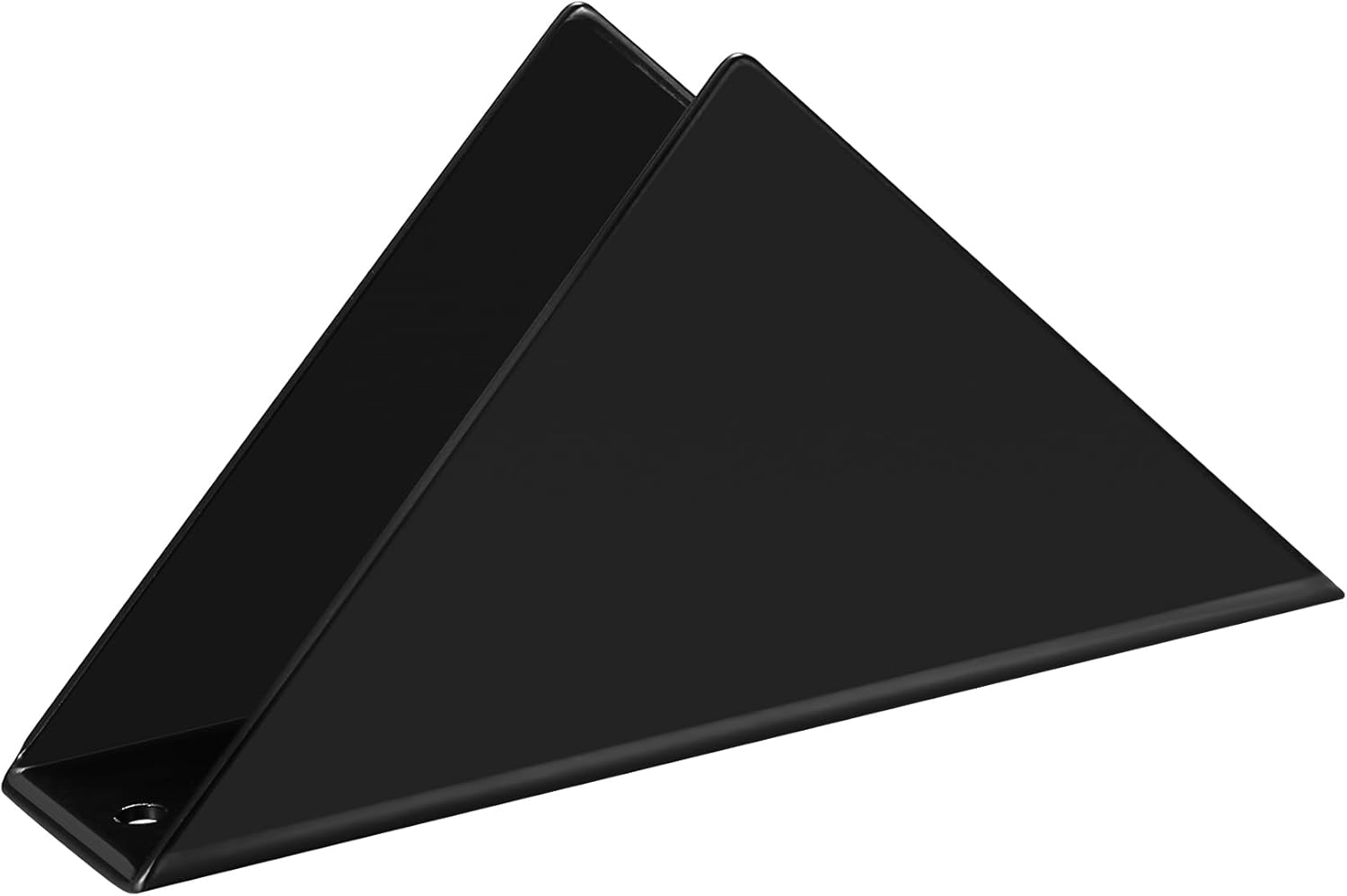 Napkin Holder, Metal Black Triangle Napkin Holder, Modern Cocktail Napkin Holder, Freestanding Napkin Dispenser Organizer, Tissue Paper Dispenser Holder for Kitchen Bar Dinner Tables (Triangle)