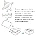LOHONER Blueprint Storage Cabinet, Wooden Mobile Blueprint Holder for Roll File, Construction Plan Holder for Office, 30 Slots