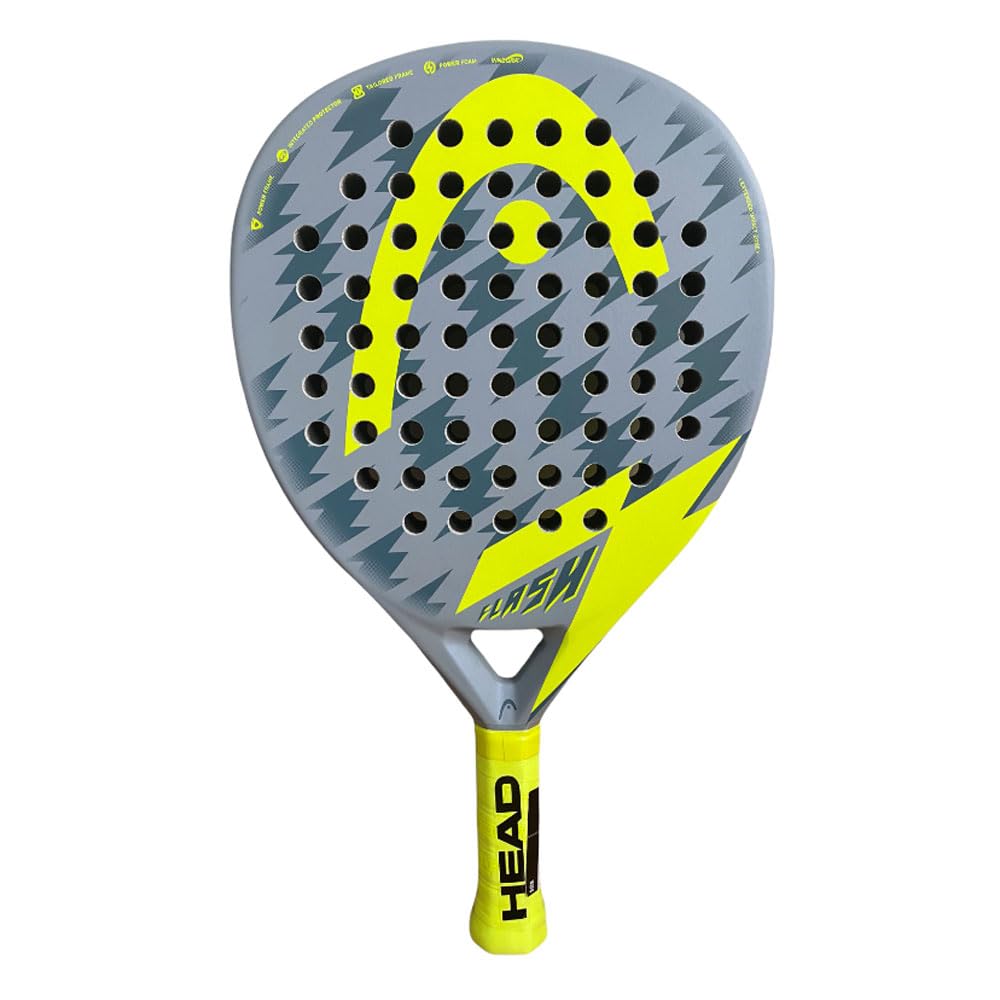 HEAD Flash Pad/Pop Tennis Paddle Series - Grey/Yellow