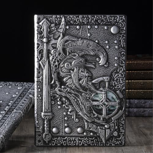 Carnet de notes rétro personnalisé A5 rechargeable en cuir