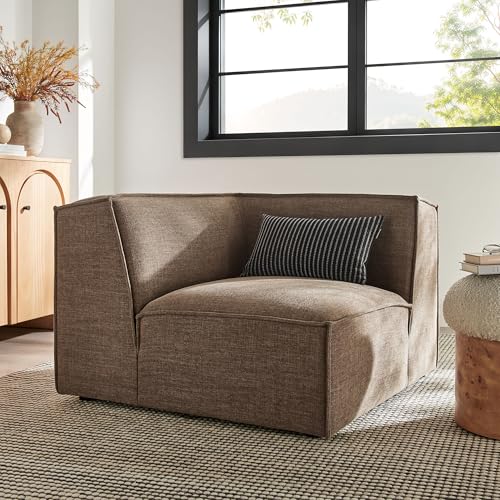 Sillón Modular Esquinero Tela Mocha miniatura 2