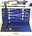AMPRO Fly Tying Tool Kit with Crown Vise, Tools, and Pedestal Base