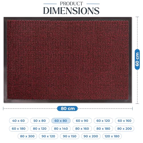 FB FunkyBuys Washable Door Mats Indoor & Outdoor, Non-Slippery Heavy Duty Doormats Indoor, Highly Absorptive Rubber Door Mat - Image 2
