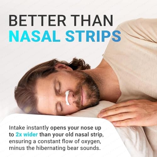 Image of Clear Passage Magnetic Universal Nasal Strips | Breathing Nasal Strip | Anti Snoring Nose Clip | Skin Safe Sleep Nasal Strips | Nasal Dilators For Breathing | Snore Stopper | Snoring Stopper For Men | Breathing Nasal Strip Starter Kit (A1)