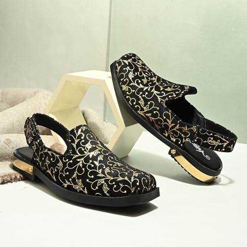 Image of Vellinto Men Sandals | Synthetic Leather Peshawari Sandal