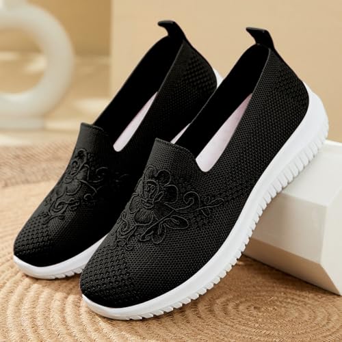 Walking Shoes Women Slip on Walking Shoes with Arch Support Lightweight Sneakers Non-Slip Athletic Gym Workout Shoe4