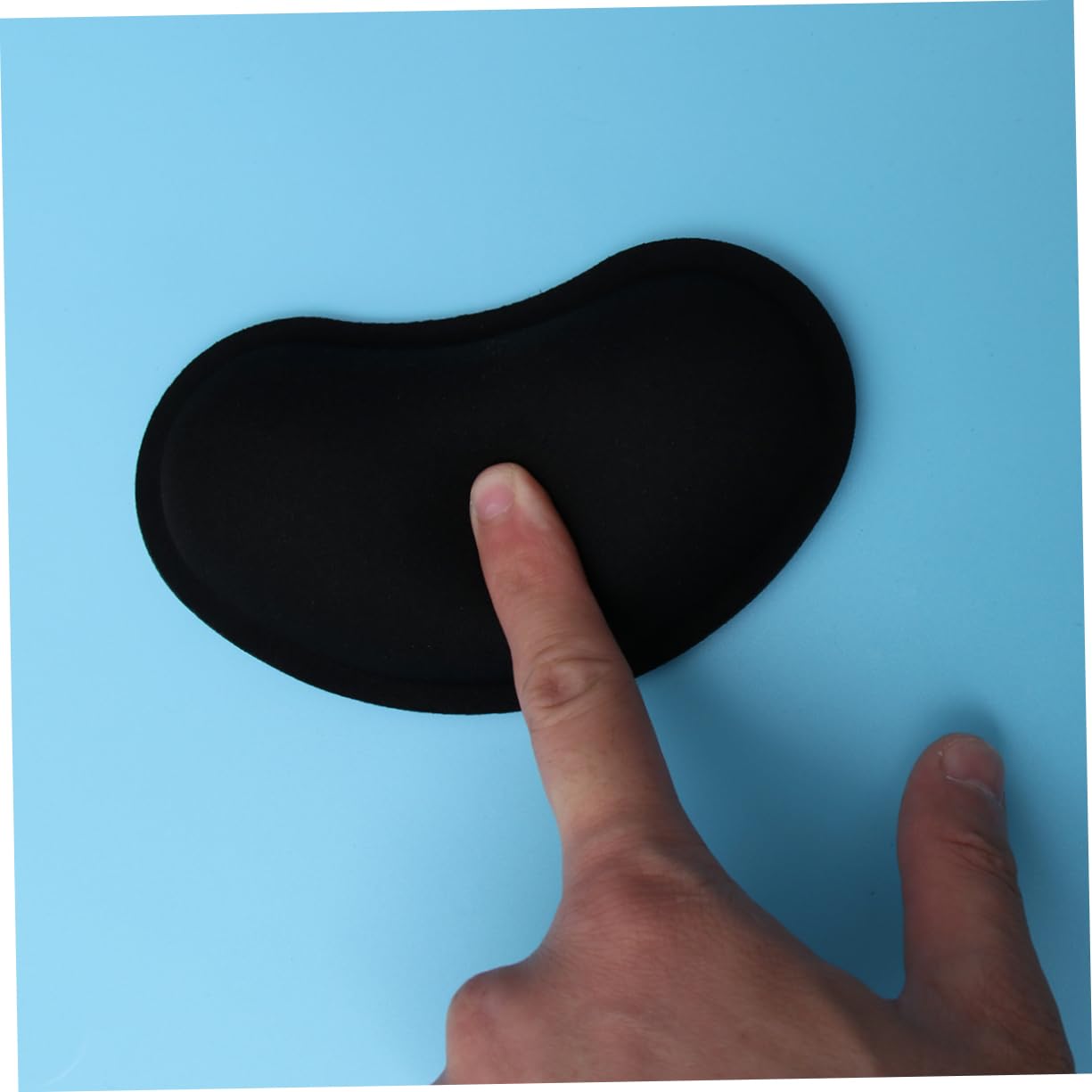 SEWACC Ergonomic Wrist Rest Pad Mouse Pad Set 2 Pack Memory Foam Comfortable Keyboard Mouse Support Non-Slip Bottom