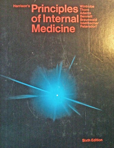Harrison's Principles of Internal Medicine 0070711313 Book Cover