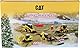 Carrera - 37085970 RC Adventskalender I Original CAT Lizenz I Metall Diecast Fahrzeuge I Motion Sand I Zubehör zum Spielen & weitere Überraschungen I Vorfreude für Baustellen-Fans