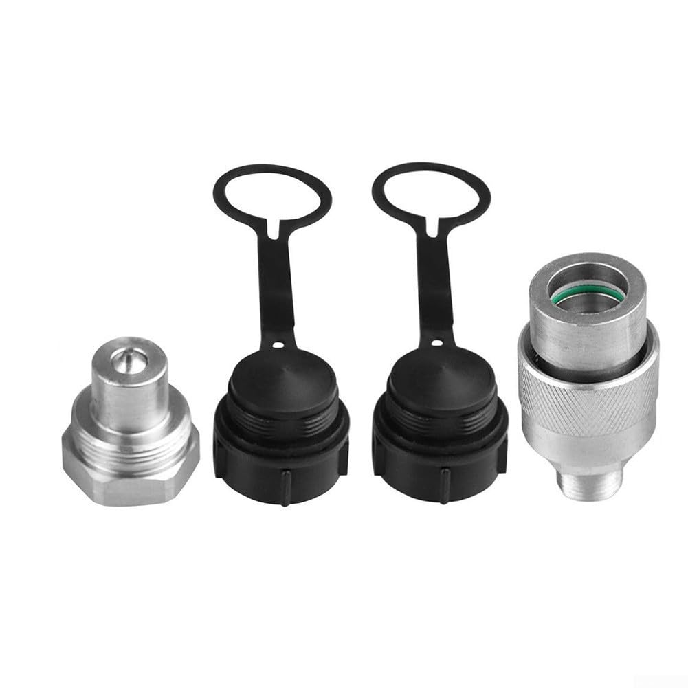 Ensemble de raccords rapides hydrauliques 3/8 NPT, pour Enerpac C-604 et pour Parker série 3000, raccord plat pour vérins hydrauliques, cylindres, pompes, haute pression 10 000 psi, avec