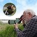 Gosky Spotting Scope, 20-60x60 Spotting Scopes for Target Shooting & Hunting & Bird Watching, BAK4 High Definition, Angled Spotter Scope with Tripod, Phone Adapter, Carrying Bag