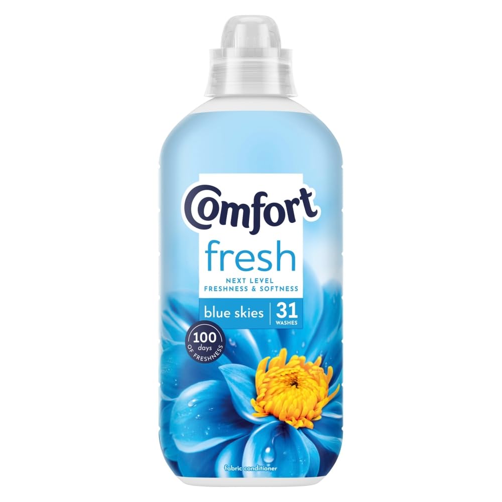 Comfort Fresh Fabric Conditioner Blue Skies 31 Washes, 930ml