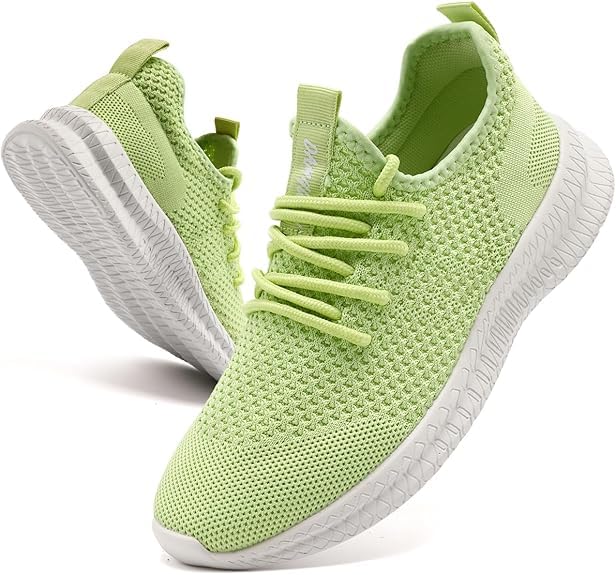 Image of Running Shoes for Women Slip On Tennis Walking Sneakers Sport Fashion Casual Workout Gym Athletic Hiking Nurse Non Slip Lightweight Breathable Trainers