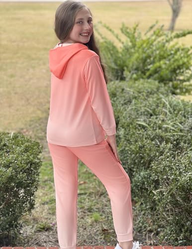 Image of Arshiner Girl's 2 Piece Rayon Print Pullover Kaftan Sweatpants Set