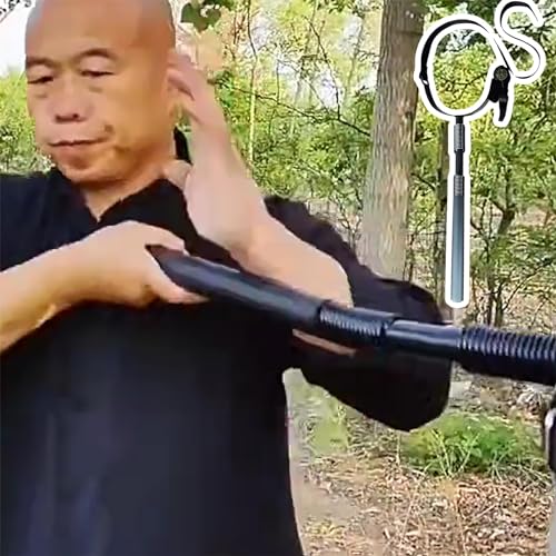 Muñeco de madera Wing Chun DoubleSpring Man Pile para entrenamiento de artes marciales, equipo de práctica de maniquíes de kung fu con empuje de mano, herramienta de ejercicio al aire libre de kickb