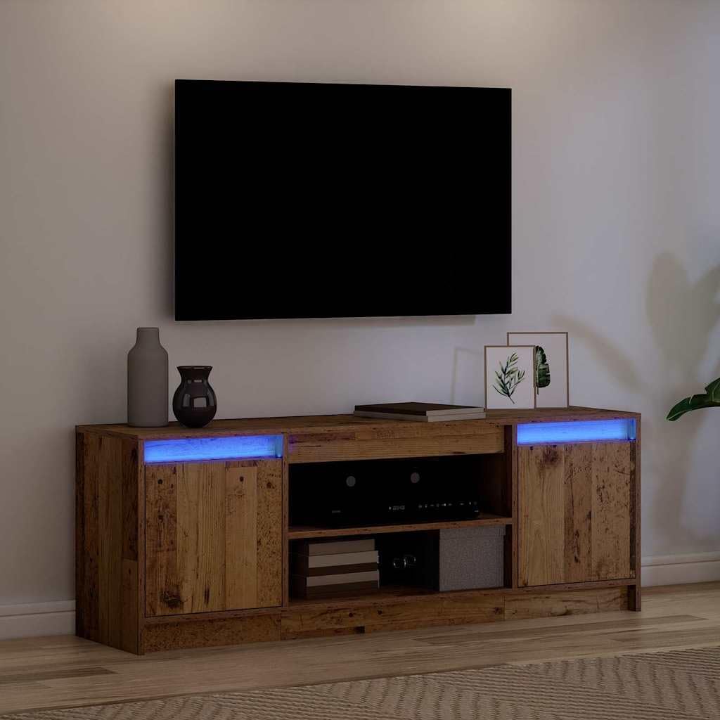 vidaXL Unità TV 139,5 x 34 x 50 cm Marrone Legno ingegnerizzato