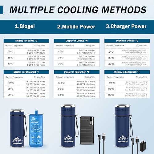 Image of Electric Insulin Cooler Travel Case with Power Bank