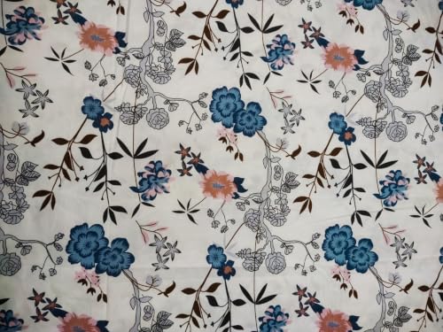Image of Amazon Brand - Umi Super Soft Brushed Microfiber Cotton Dining Table Cloth, Printed Rectangular 6 Seater Table Cover 60X90(Inches)