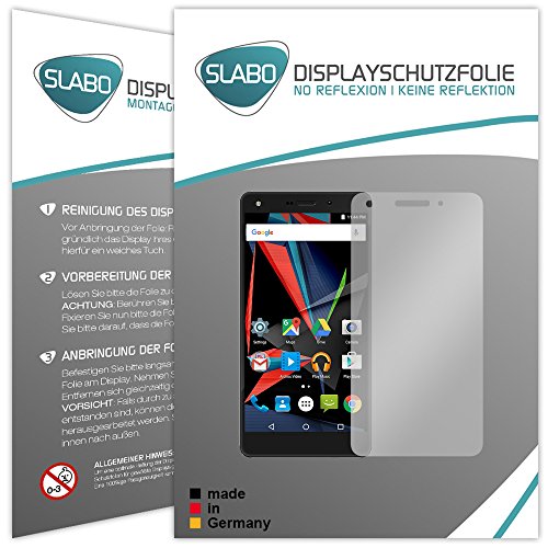 Slabo 2 x Film de Protection d'écran Compatible avec Archos Diamond 2 Plus Protection écran Film No Reflexion Mat