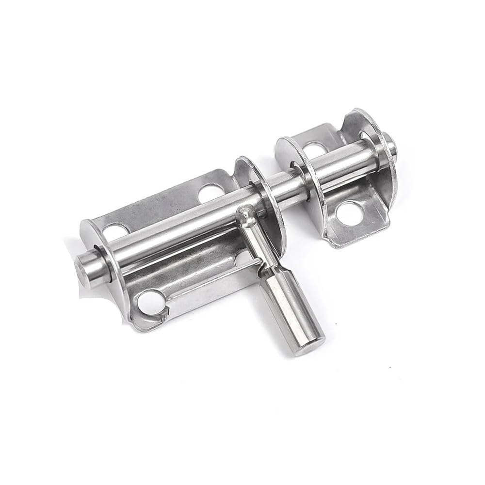 Gentryroo 2Pcs Metal Slide Bolt Latch For Wooden Gate And Fence Doors
