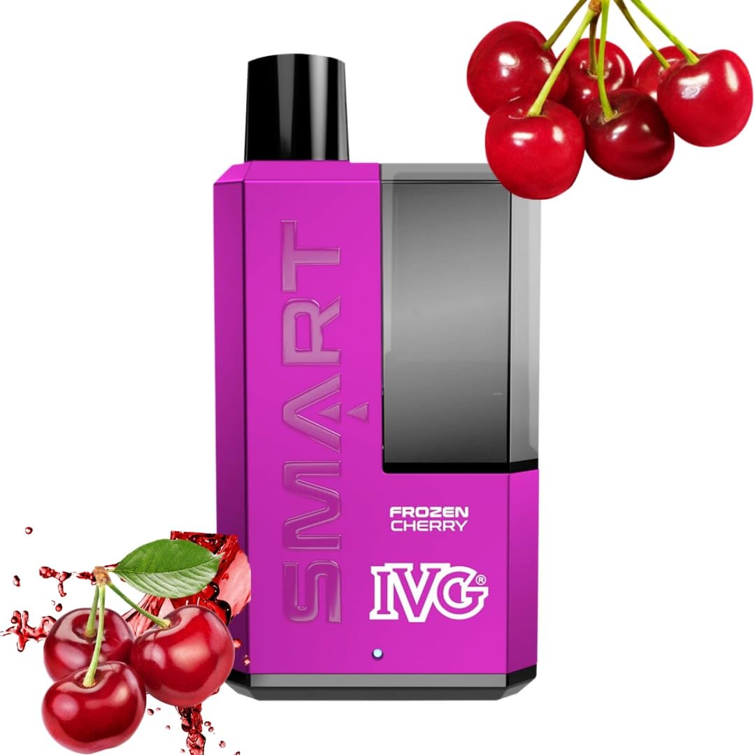 IVG SMART 5500, Frozen Cherry, Rechargable, Refillable, no Nicotine Free,  Pack Of 5: Amazon.co.uk: Electronics & Photo