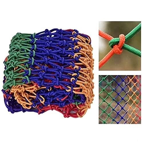 HAPPLiGNLY Decoration Net Color Safety Net, Children Climbing Net Outdoor Birds Net, Garden Swing Plant Fence Protective Net, Kids Hammock Railing Cargo Pet Rope Net Rope Netting (Size : 1x2m