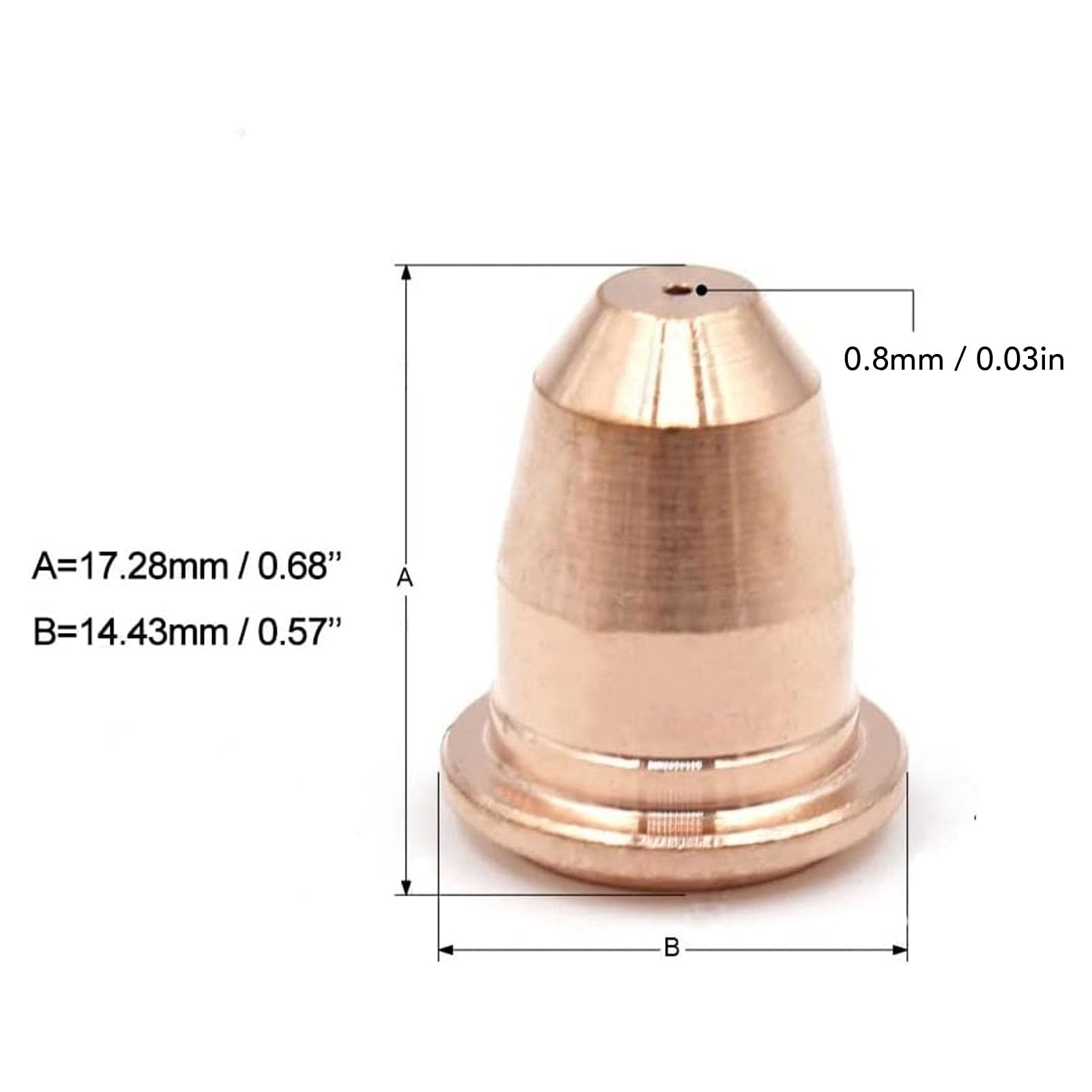 Generic Kit Completo de Accesorios para Antorcha para el Corte por, 47 Piezas con Puntas de Boquilla, Tapas Protectoras y Anillos Giratorios para Proyectos Domésticos