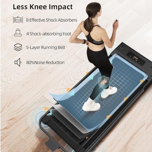 Caminadora portátil para oficina con control remoto miniatura 3