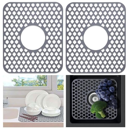Protectores para Fregadero de Cocina de Silicona 2 Pzas