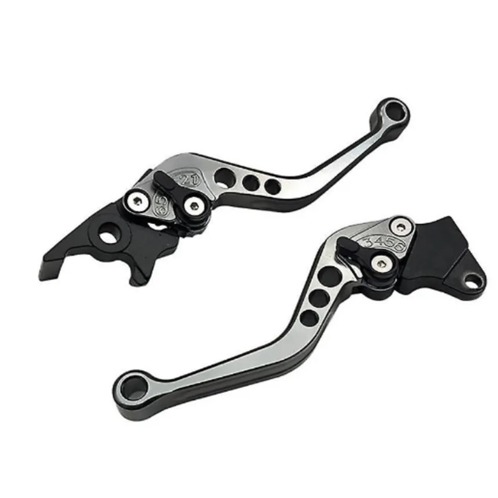 Gjihkwgz Motorcycle Brake Clutch Lever for BMW for Suzuki Universal Motorcycle Clutch Brake Handle Drum Lever Motorbike Accessories Alloy CNC Clutch Brake Lever(Titanium)