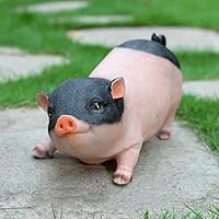 Amazon.co.jp: JAnjiaLxY ぶた 置物 置き物 雑貨 豚 ブタ pig タイプ1