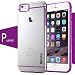 iPhone 6 Case - Poetic iPhone 6 Case [Atmosphere Series] - [Lightweight] [Slim-Fit] Slim-Fit Tranparent Hybrid Case for Apple iPhone 6 4.7 Clear/Purple (3 Year Manufacturer Warranty From Poetic)