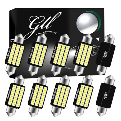 GLL 10 Stück LED Soffitte Innenbeleuchtung