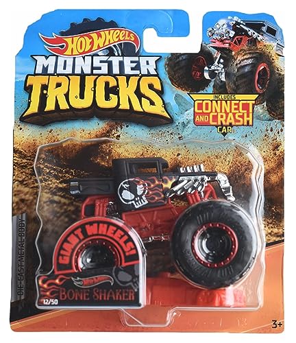 Hot Wheels Monster Trucks Bone Shaker - Connect and Crash 12/50
