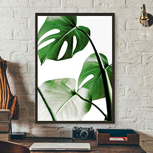 Impression sur toile feuilles art mural décoration salon et chambre