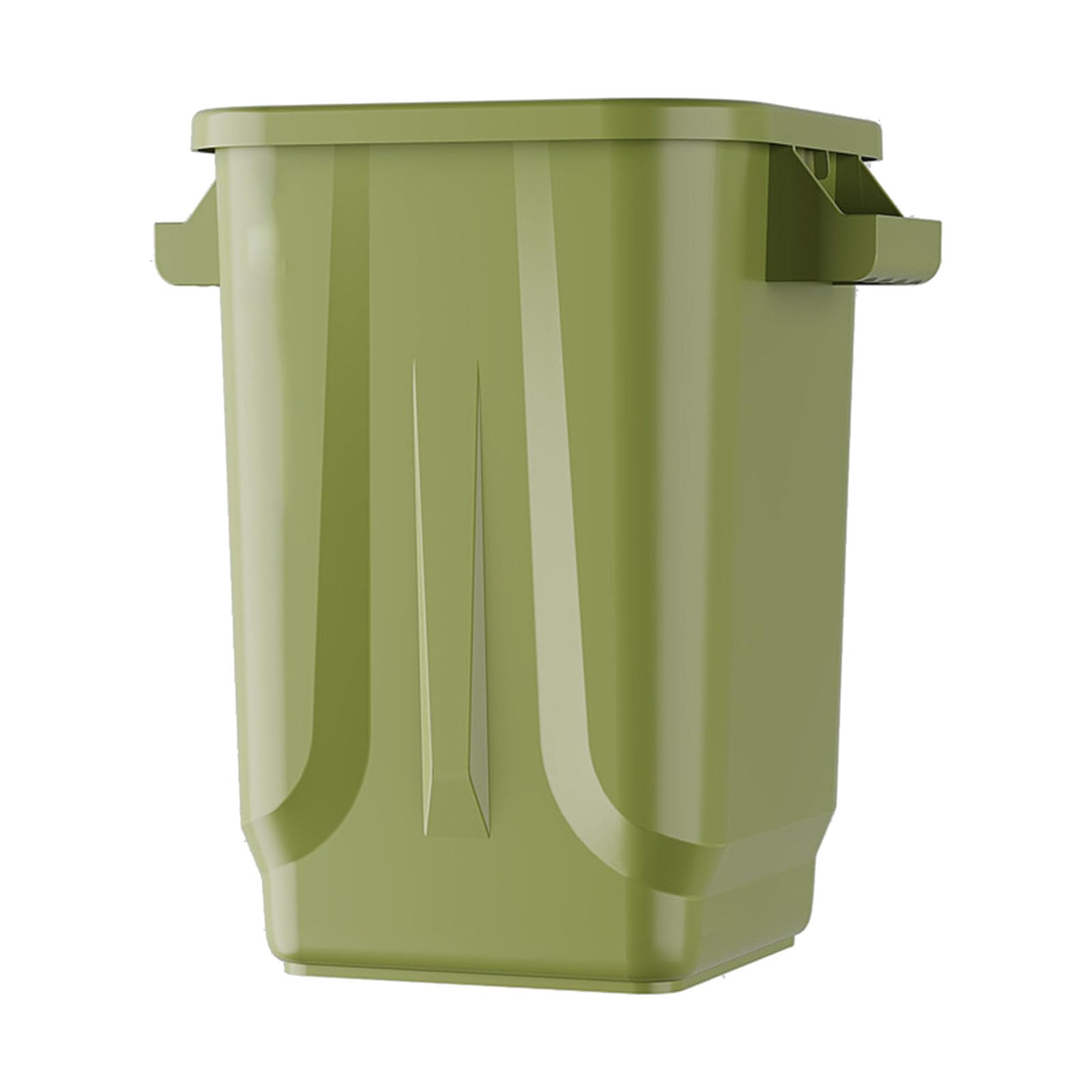 Buxuaaaa Mattes Finish Trash Can for Kitchens Bathroom Multipurpose Storage Easy to Clean Stackable Design PEs Garbage Bin