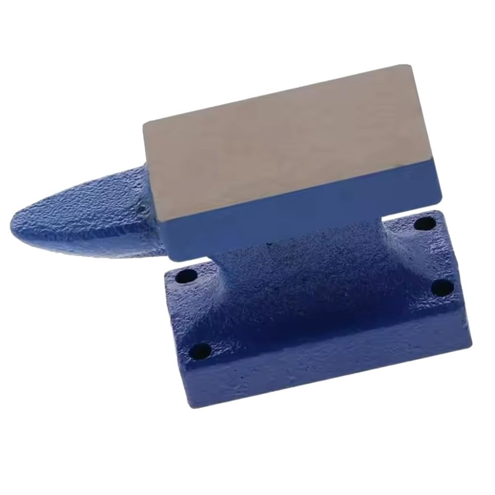 Littimoon Mini Single Horn Anvil -Iron Anvil Bench Block Anvil Cast Iron Hobby Anvil Metal Forming Tool Blacksmith Forge Kit