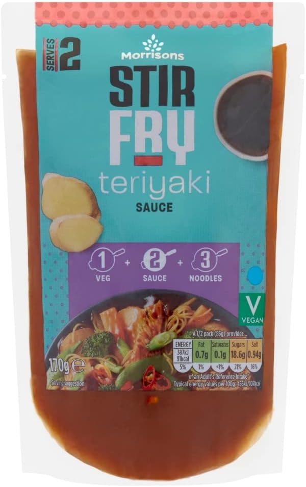 Morrisons Stir Fry Teriyaki Sauce, 170g Amazon.co.uk Grocery