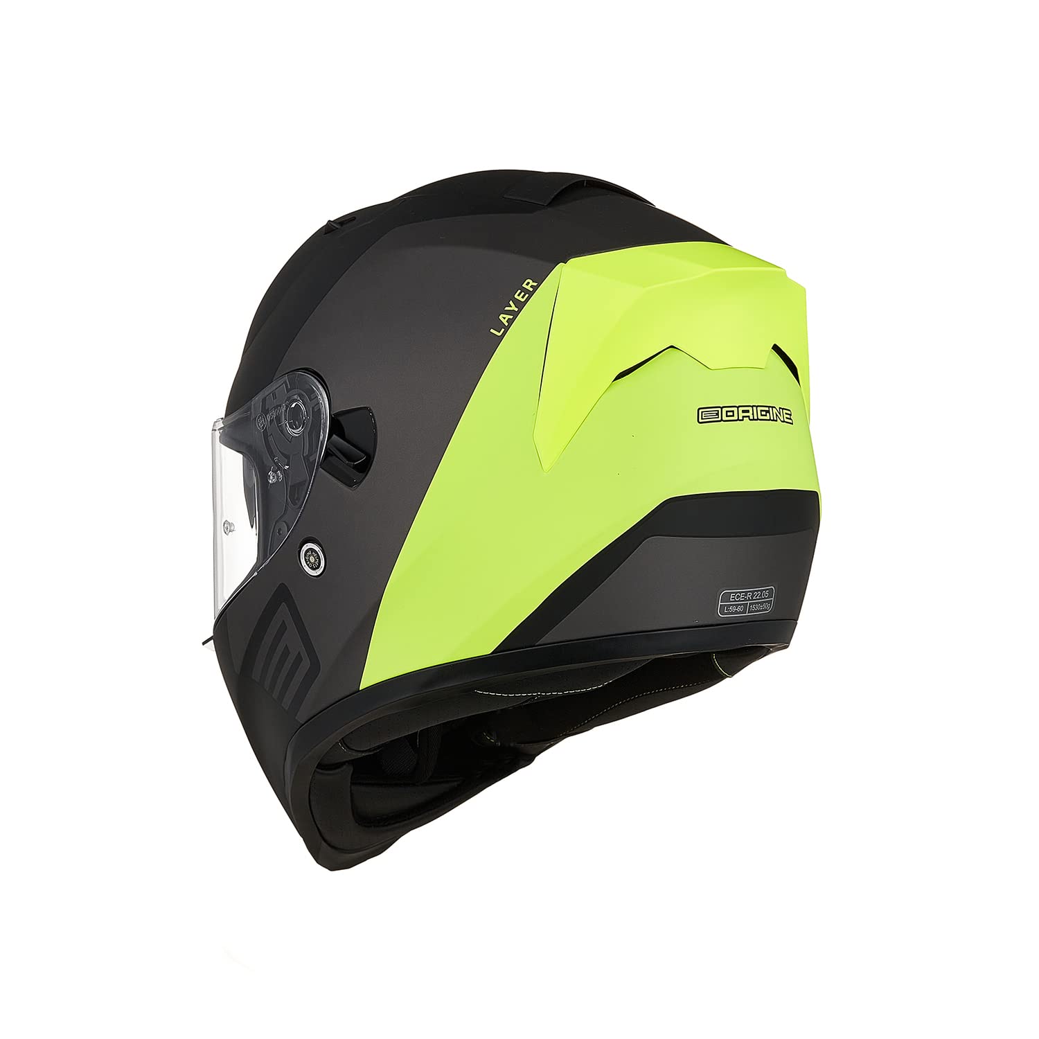 ORIGINE Casco Integral de Moto Homologado ECE con Doble Visera